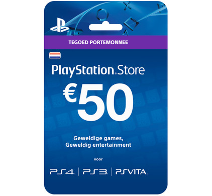 Voorloper Panorama smaak PlayStation Network Voucher Card 50 Euro NL - Coolblue - Voor 23.59u,  morgen in huis