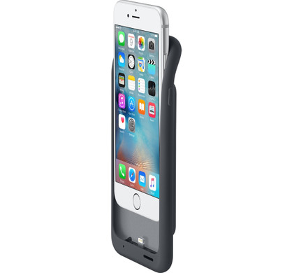 brandwond Onhandig voorjaar Apple iPhone 6/6s Smart Battery Case Grijs - Coolblue - Voor 23.59u, morgen  in huis
