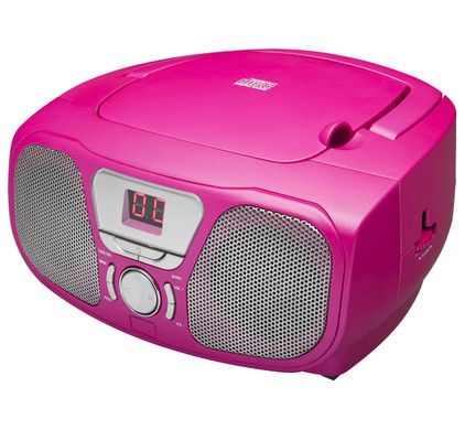 Bigben Draagbare Radio/CD-speler Roze - Coolblue 23.59u, morgen in huis