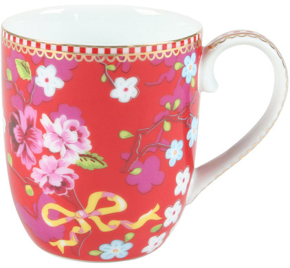 Pip Studio Floral Chinese Rose Roze Mok 0,17 cl - Coolblue - Voor morgen huis