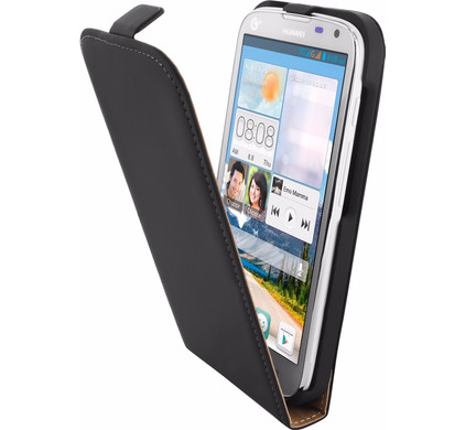 Afwezigheid tijdelijk regeling Mobiparts Premium Flip Case Huawei Ascend G610 Black - Coolblue - Voor  23.59u, morgen in huis