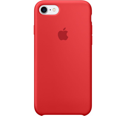 Haat Gezicht omhoog donker Apple iPhone 7 Silicone Case Rood - Coolblue - Voor 23.59u, morgen in huis