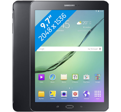 trechter Ezel Stier Samsung Galaxy Tab S2 9.7'' 32GB Zwart - Tablets - Coolblue
