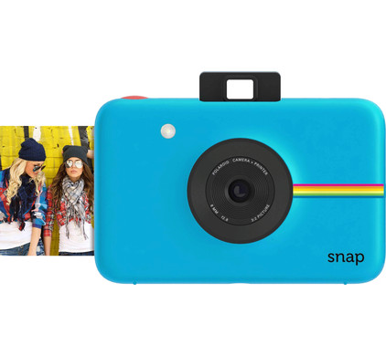 binnen Helaas Vertellen Polaroid Snap Instant Digital Camera Blauw incl. Film - Coolblue - Voor  23.59u, morgen in huis