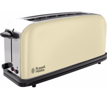 Russell Hobbs Colours Plus+ Classic Cream Long Slot Broodrooster