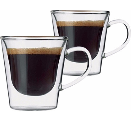 Ter ere van zich zorgen maken D.w.z Luigi Bormioli Dubbelwandig Glas Espresso 12 cl (2 stuks) - Coolblue - Voor  23.59u, morgen in huis