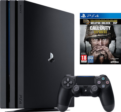 Playstation 4 pro with call store of duty