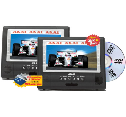 knuffel lezer Een zekere Akai ECV6707X Portable DVD-speler - Coolblue - Voor 23.59u, morgen in huis
