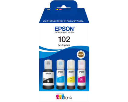 Epson 102 Inktflesjes Combo Pack Kleur