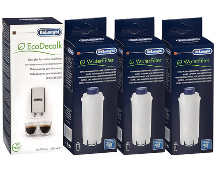 6Pcs Water Filter For Delonghi Magnifica S Coffee Machine ECAM22110SB