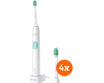 Philips Sonicare ProtectiveClean 4300 HX6807/63 + Intercare opzetborstels (4 stuks)