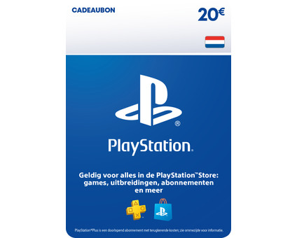 20 Euro PlayStation Store Tegoed Kaart