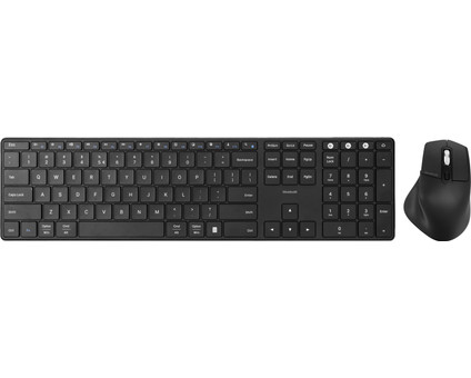 BlueBuilt Draadloos Bluetooth QWERTY Pro Toetsenbord + Ergonomische Bluetooth Muis