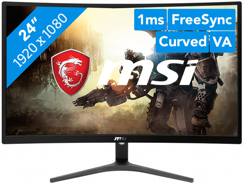 MSI Optix G241VC | Coolblue | Monitors