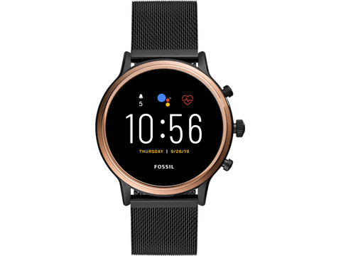 Fossil Smartwatch Gen Wear Os Fossil Watch Gen 5 Carlyle Fossil Gen Smartwatch Juliana HR, Stainless Steel, Rose Gold/Black 