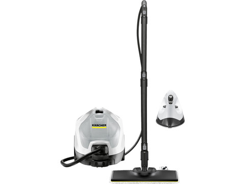vhbw 4X Panno Compatibile con Kärcher SC 4 EasyFix Premium Iron Scopa a Vapore - Microfibra, Grigio/Bianco
