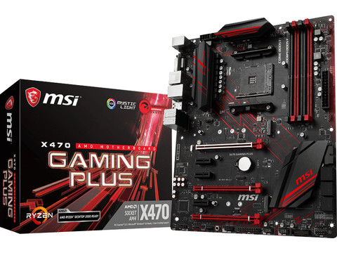 Msi X470 Gaming Plus Am4 Motherboard X470 Cpu Cooler Msi X470