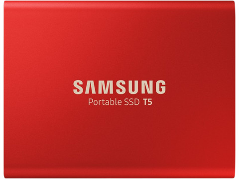Samsung Portable SSD T5 1TB Red | Coolblue | External SSDs
