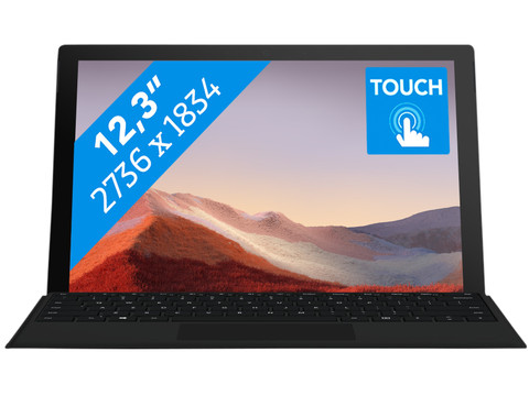 Microsoft Surface Pro 7 - i5 - 8 GB - 256 GB Zwart | Coolblue