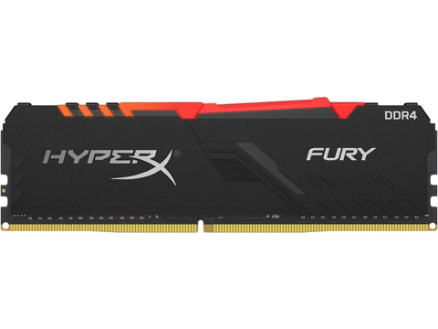 HyperX DDR4 3000MHz 16GB×1 Kingston HyperX Fury RGB 16GB DDR4 DIMM 3000MHz CL15 (1x16 GB