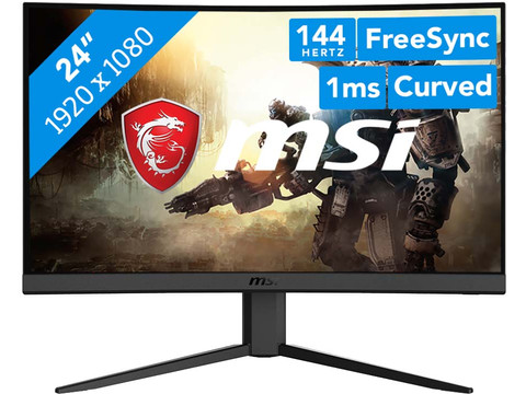 ディスプレイ・モニター本体 MSI Optix G24C4 144Hz 1ms MSI ゲーミングモニター Optix G24C4