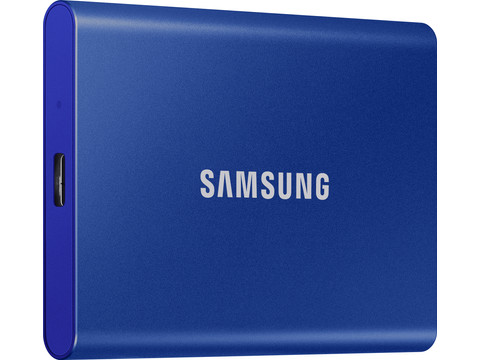 Samsung T7 Portable SSD 2TB Blauw | Coolblue | Externe SSD's