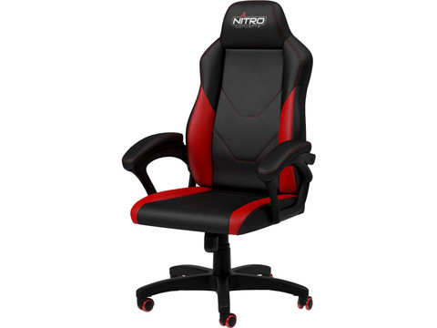 Nitro Concepts C100 Gaming Chair Black/Red Coolblue Gaming chairs