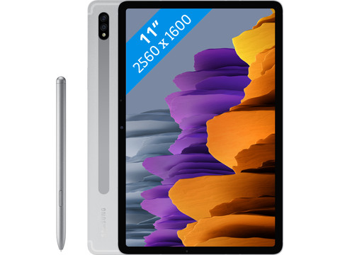Samsung Galaxy Tab S7 128GB Wifi Zilver | Coolblue | Tablets