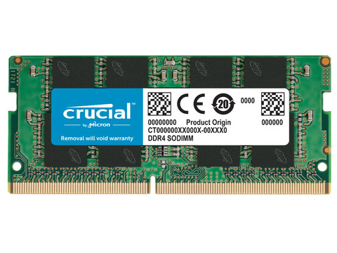 Crucial 16GB 2666MHz DDR4 SODIMM Dual Rank (1x16GB) | Coolblue