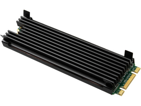 EC360 Aluminium M.2 SSD-koeler – Passief Koellichaam Voor NVMe 2280, 22x70x6 Mm, Met Thermische Pads En Dubbelzijdige Tape