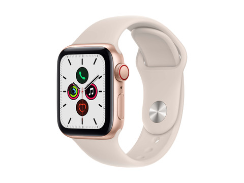 Apple Watch SE 4G 40mm Rose Gold Aluminum Starlight Sport Band