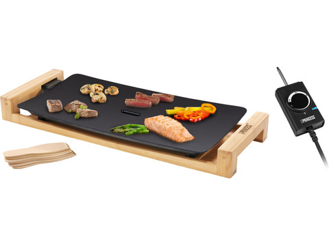 Princess Table Chef Pure Black 50x25cm | Coolblue | Raclette grills