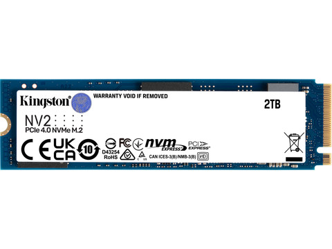 KINGSTON SSDカード　2TB Kingston NV2 PCIe 4.0 NVMe SSD 2TB | Coolblue | Solid State Drives