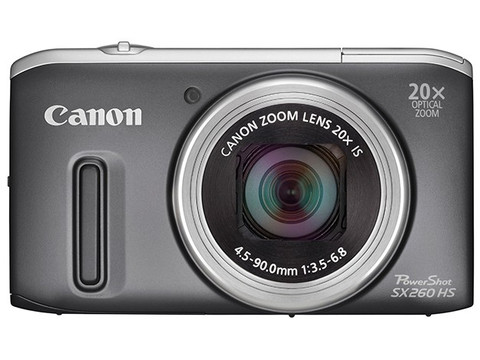Canon PowerShot SX260 HS Grey | Coolblue | Compactcamera's