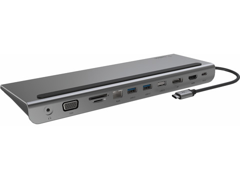 Connect Universal USB C 8 in 1 Core Hub für 2 Bildschirme | | DE