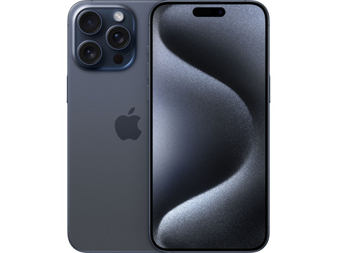 Apple iPhone 15 Pro Max 256GB Blue Titanium | Coolblue | Mobiele