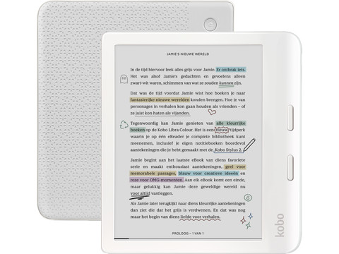 Kobo Libra Colour White | Coolblue | E-readers