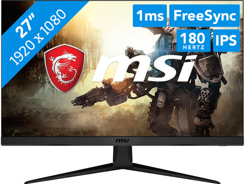 MSI G2712F | Coolblue | Monitors