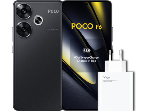 POCO F6 512GB Zwart 5G | Coolblue | Mobiele telefoons