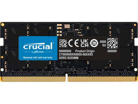 Crucial 16GB DDR5 SODIMM CL46 5600MT/s | Coolblue | Intern geheugen
