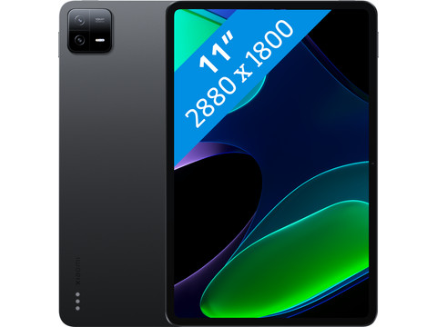 Xiaomi Pad 6 11 inch 128GB Wifi Grijs | Coolblue | Tablets