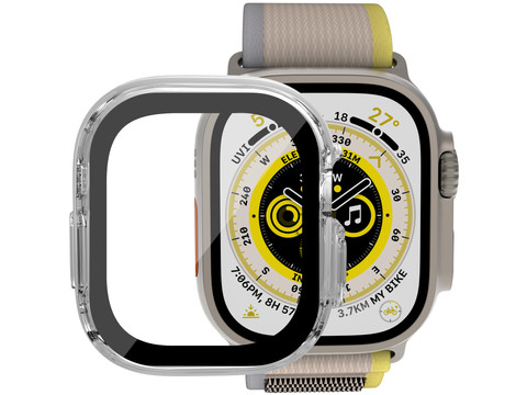 BROTECT Glass Screen Protector compatible with Oozoo Smartwatches Q0040