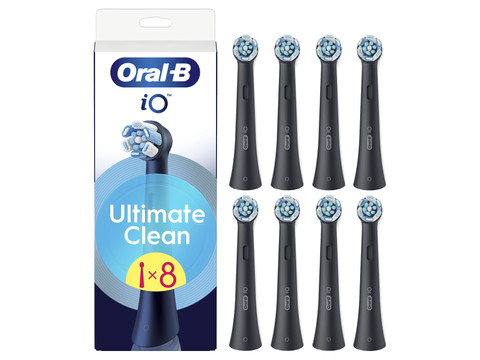 KHBD 8 Pack Brush Heads Compatible With Oral B IO Electric Toothbrushes, Toothbrush Head For Oral B IO 2/3/3S/3N/4/4N/5/5N/6/6N/7/7N/8/8N/9/9N/10/My Way/Kids Series, Black - View #3