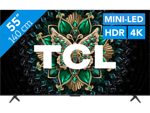 TCL 55C6K 55インチ Mini LED テレビ　4k 2025年モデル TCL 量子ドット Mini LED 液晶テレビ C6Kシリーズ [ 55V型 / 4K