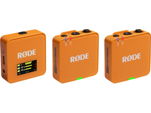 RODE Wireless GO Gen 3 Orange | Coolblue | Camera microphones