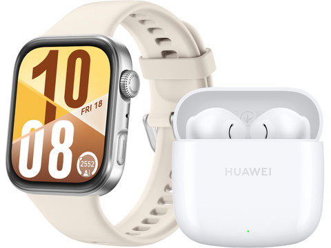 Huawei Watch Fit 4 Silver/White + Huawei FreeBuds SE 2 White