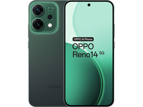 OPPO Reno14 256GB Green 5G | Coolblue | Mobile phones