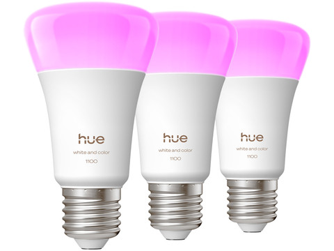 Philips Hue White and Color E27 1100lm 3-pack | Coolblue | Smart