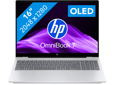 HP OmniBook 7 OLED Copilot+ PC 16-ay0975nd | Coolblue | Laptops