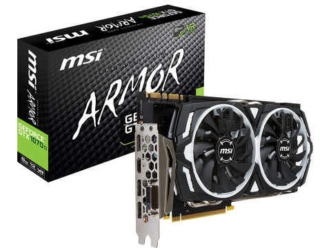 MSI GeForce GTX 1070 Ti Armor 8G | Coolblue | Video cards